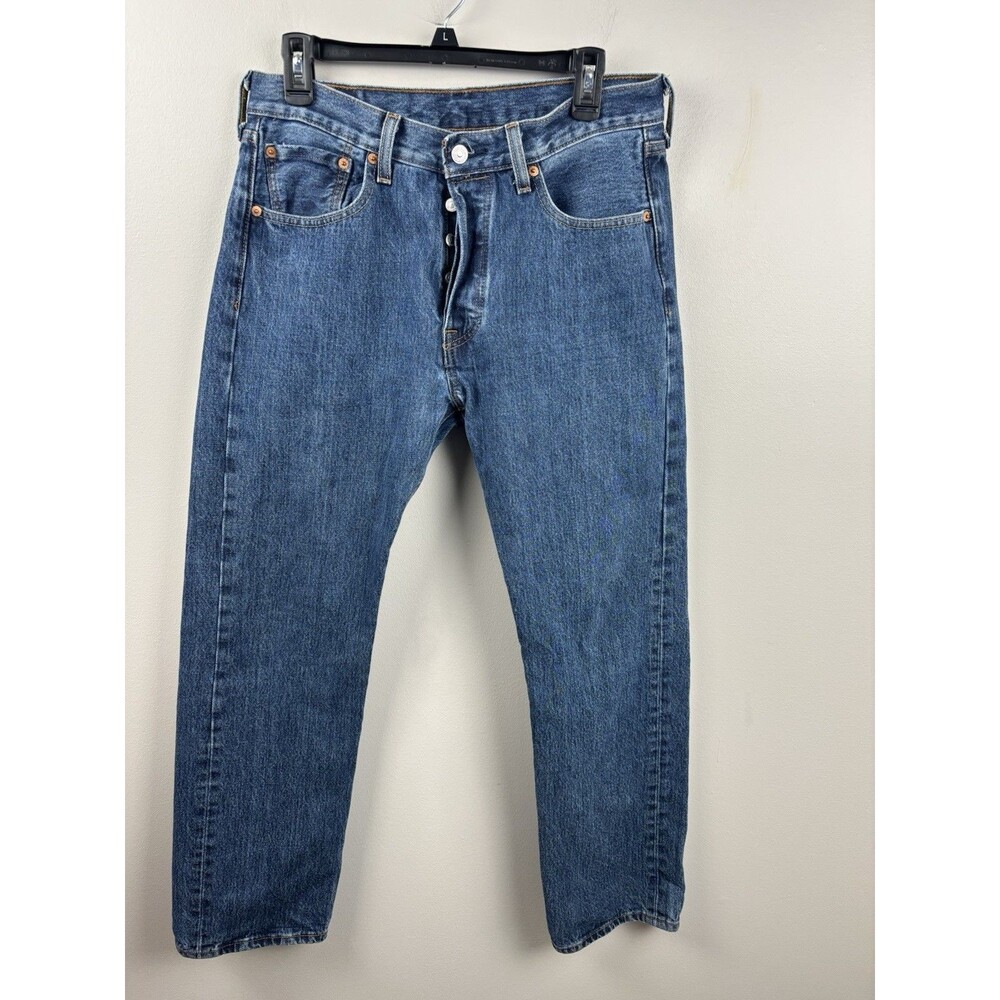 GENUINE MEN'S Levi 501 Jeans Regular W31 L30 SUPERB/BLUE Button Fly